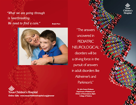 Texas Childrens Hospital Direct Mail Campaign from Marcia Feldman & Associates