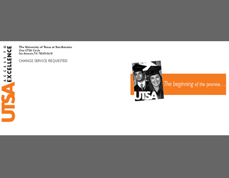 University of Houston Envelope Direct Mail Campaign from Marcia Feldman & Associates